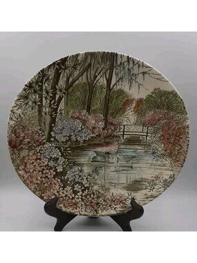 Vintage Johnson Bros English Gardens 10 1/4 in Oval Platter Made in England